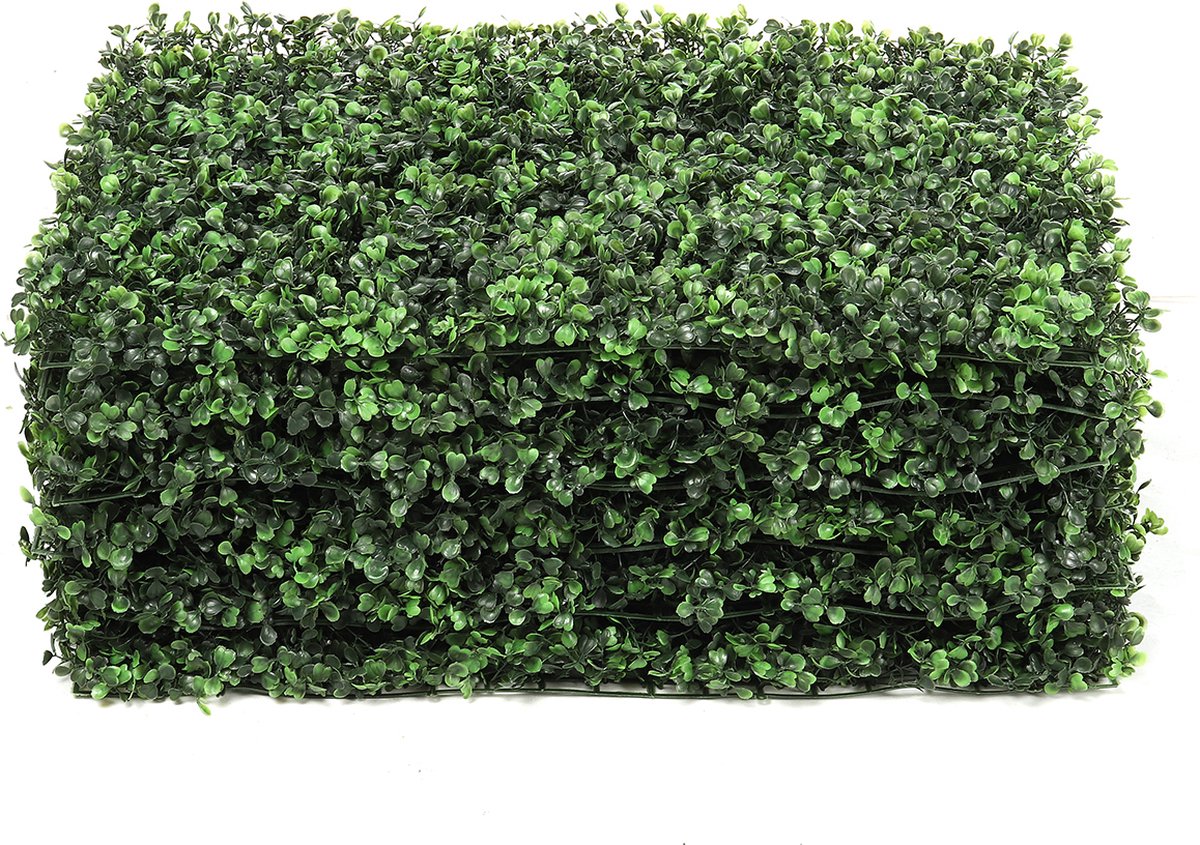 Panneau De Haie Artificielle Verte 40x60 cm Pour Clôture
