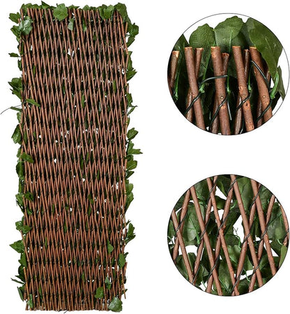 PysaWood Flexivy Clôture d'intimité Feuillage de Ivy 1X2M