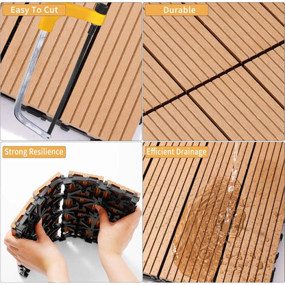 Dalles Clipser Composites Terrasse