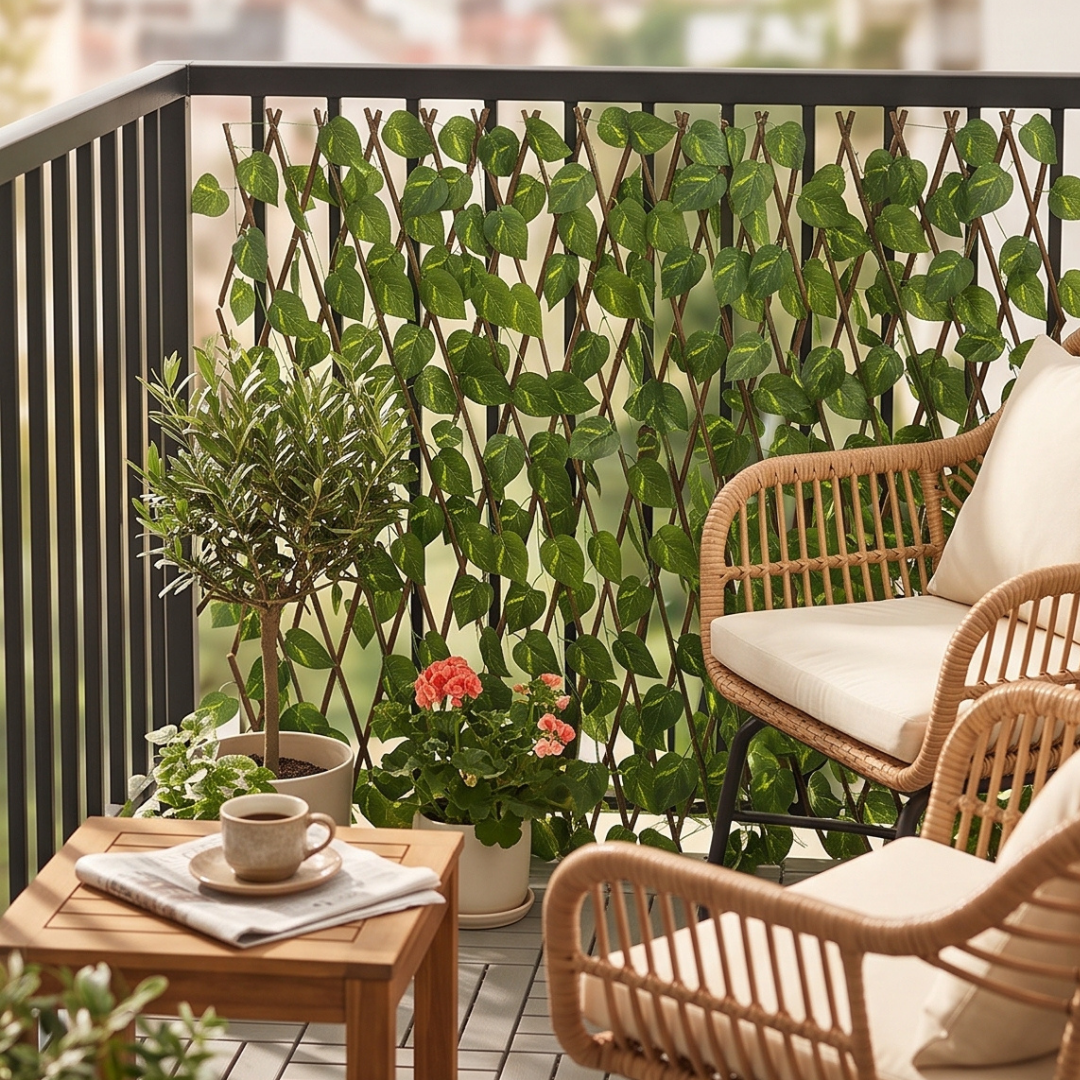 PaysaWood FlexiGreen™ – Brise-Vue Extensible Effet Lierre