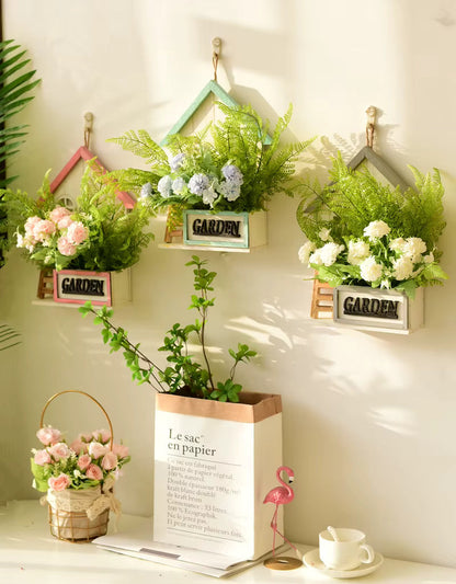 Maison Murale Fleurie Style Jardin