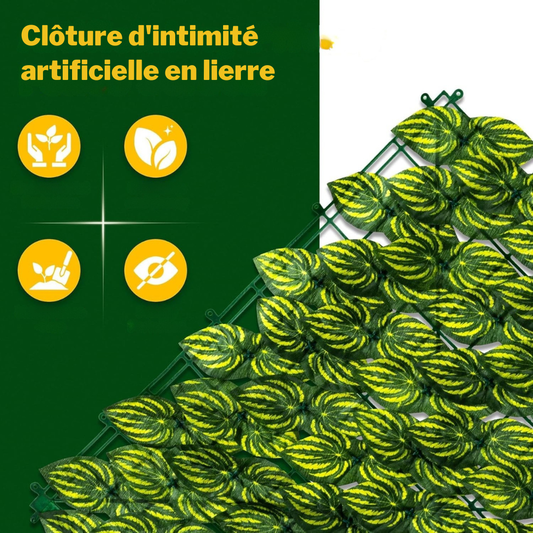 Clôture d'intimité  en lierre artificielle 3m/1m