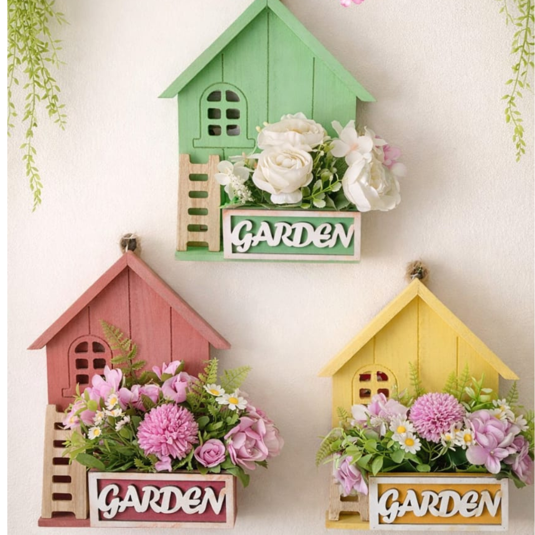 Maison Murale Fleurie Style Jardin